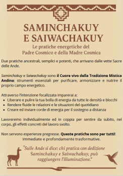 INIZIAZIONE SPIRITUALE ARTE ANDINA
